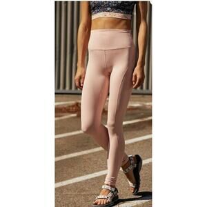 NEW Free People Movement Ultra High-Rise Long Good Times Leggings Pink Sz Small